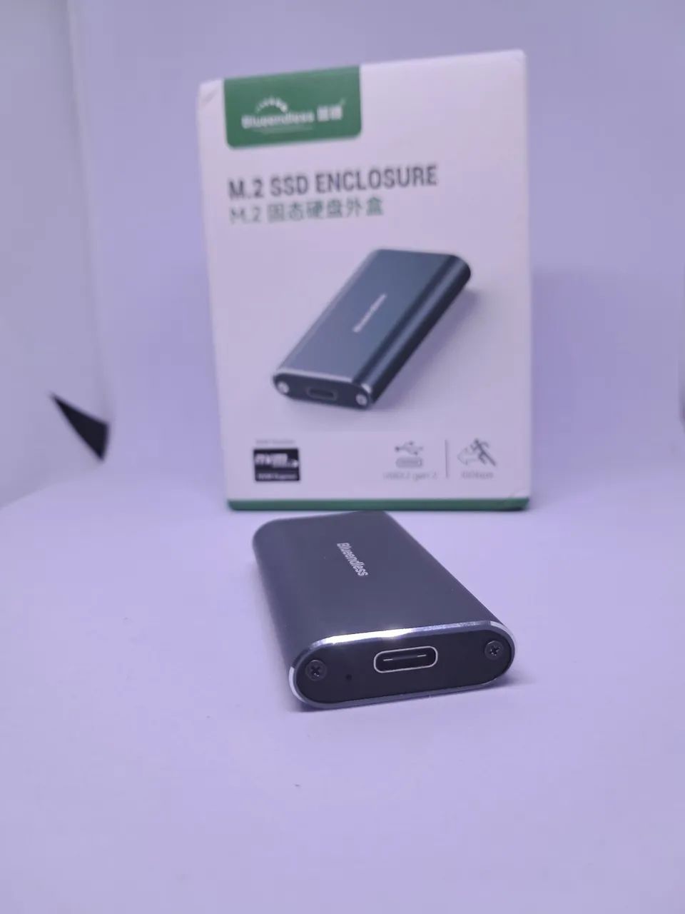 Case Para M.2 Nvme Blueendless 2230 / 2242 Externo - Foto 3