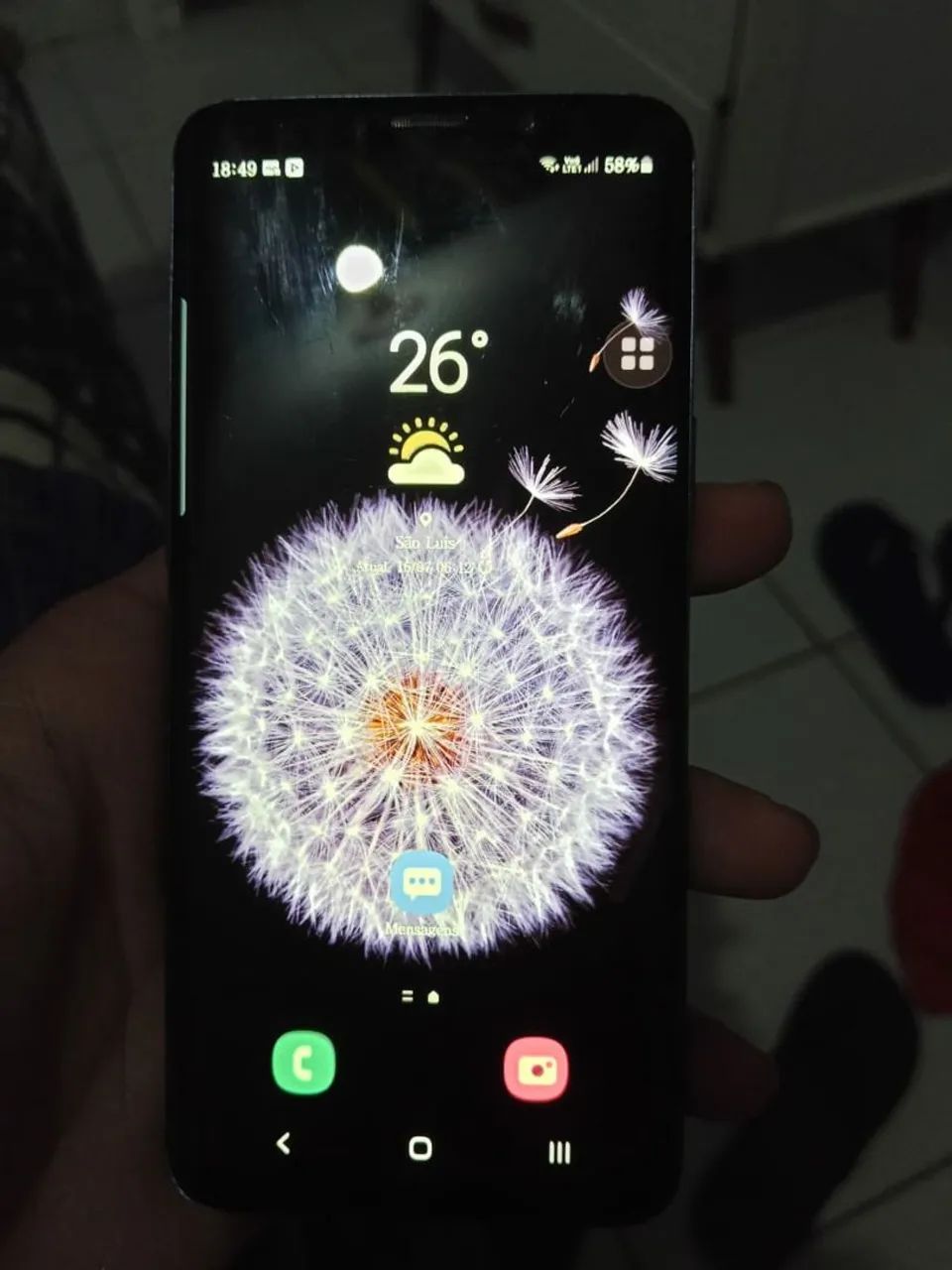 Vendo esse Galaxy S9 quebra galho