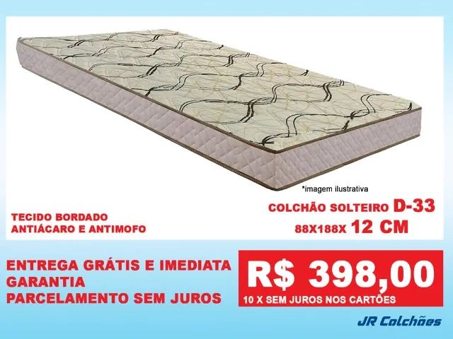 Colchão Solteiro D33 e Outros na Promoção - Foto 2
