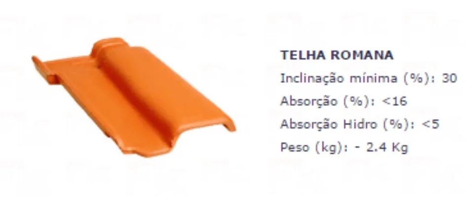 960 telhas romanas cerâmicas e 16 goivas de cumeeira - Foto 4