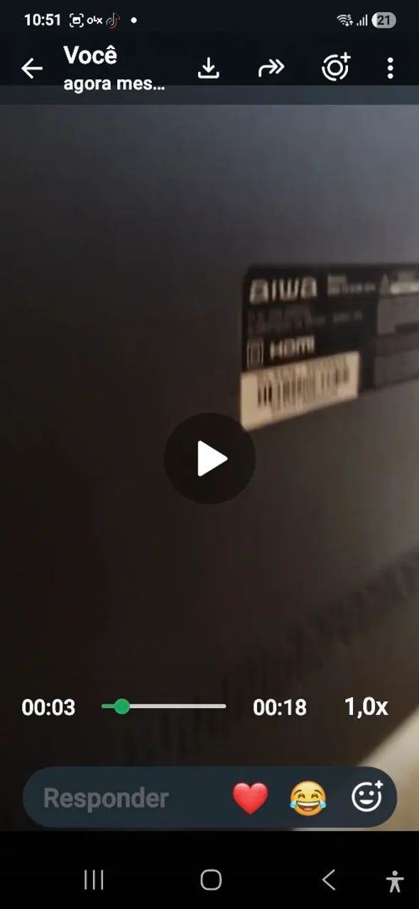 Tv vai com o painel  - Foto 3