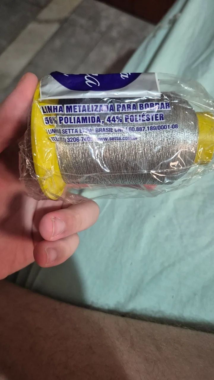 linhas prata para bordado - Foto 3