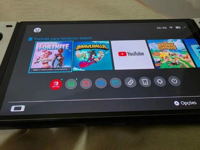Nintendo Switch OLED branco, pouco uso, com película e case de transporte. - Foto 5