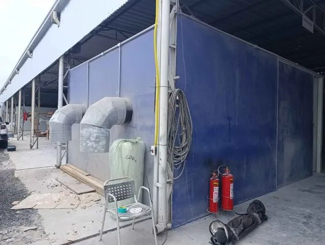 Cabine de pintura profissional completa 30m2