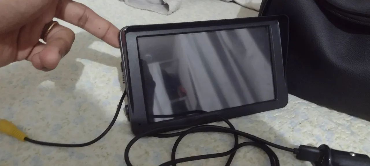 Multimídia Som De Carro Universal Carplay Android e IOS Tela 7 Câmera de Ré