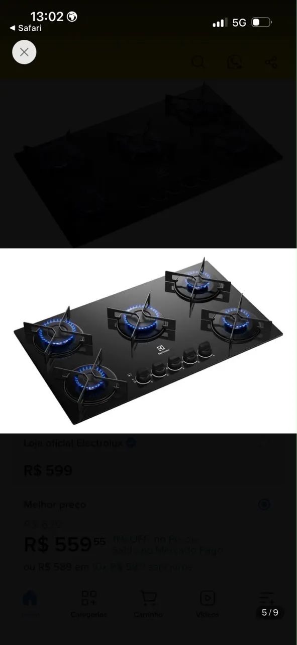 Cook top