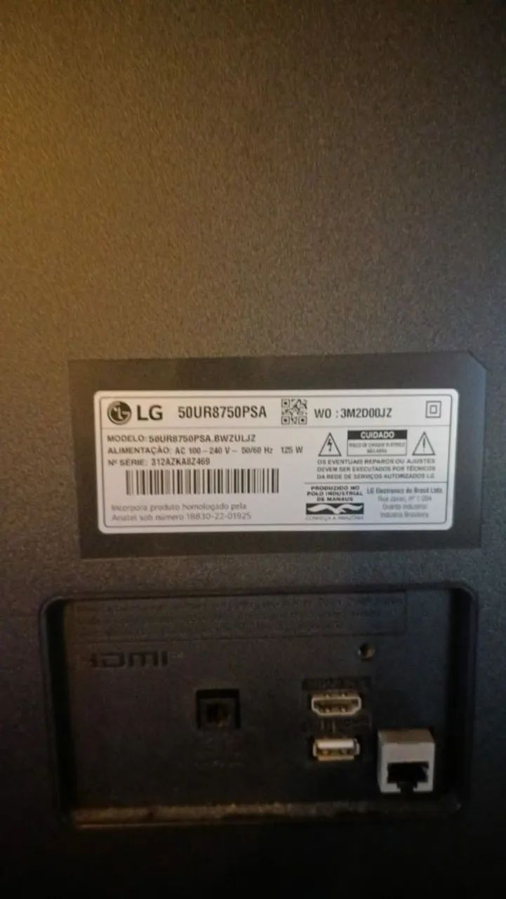 Smartv LG 50 retirada Peças  - Foto 5