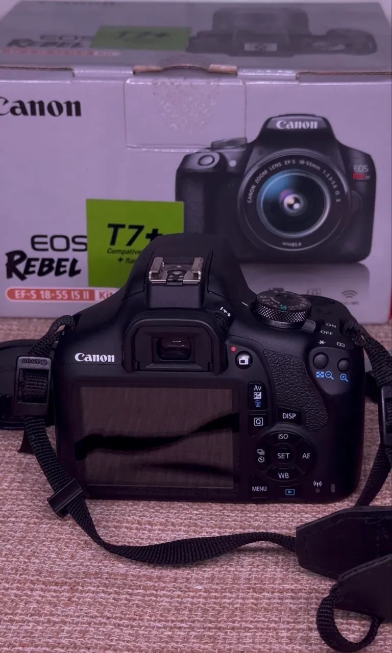 Câmera Canon EOS REBEL T7 + (Plus) - Foto 3