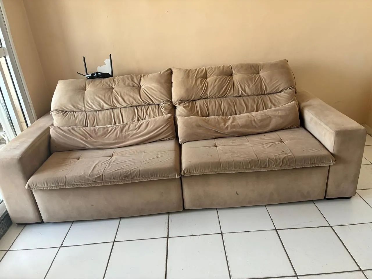 Sofá 3 lugares + Poltrona Brinde 