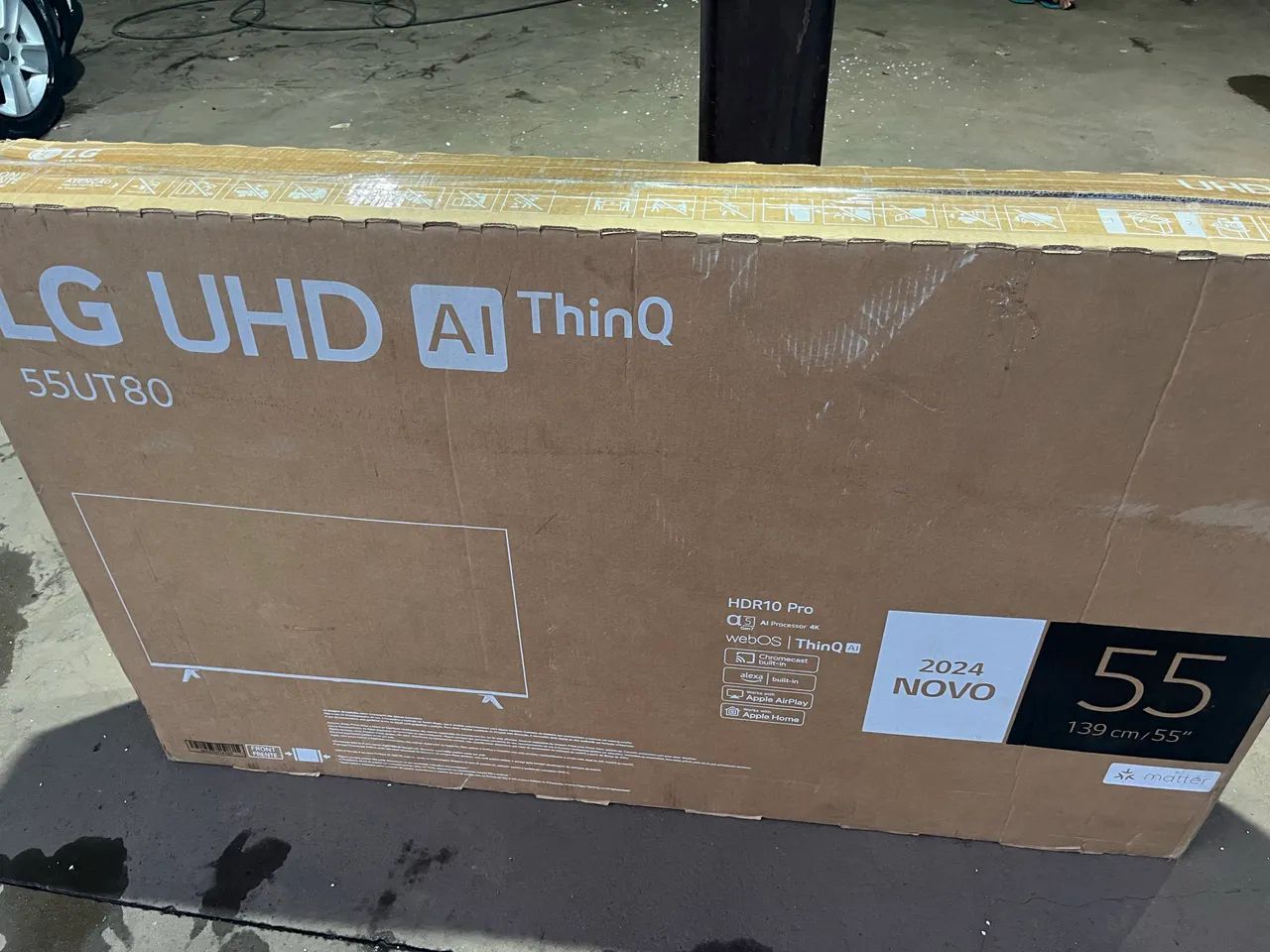 55 polegadas Smartv LG 4k Bhuetooth na garantia nota fiscal