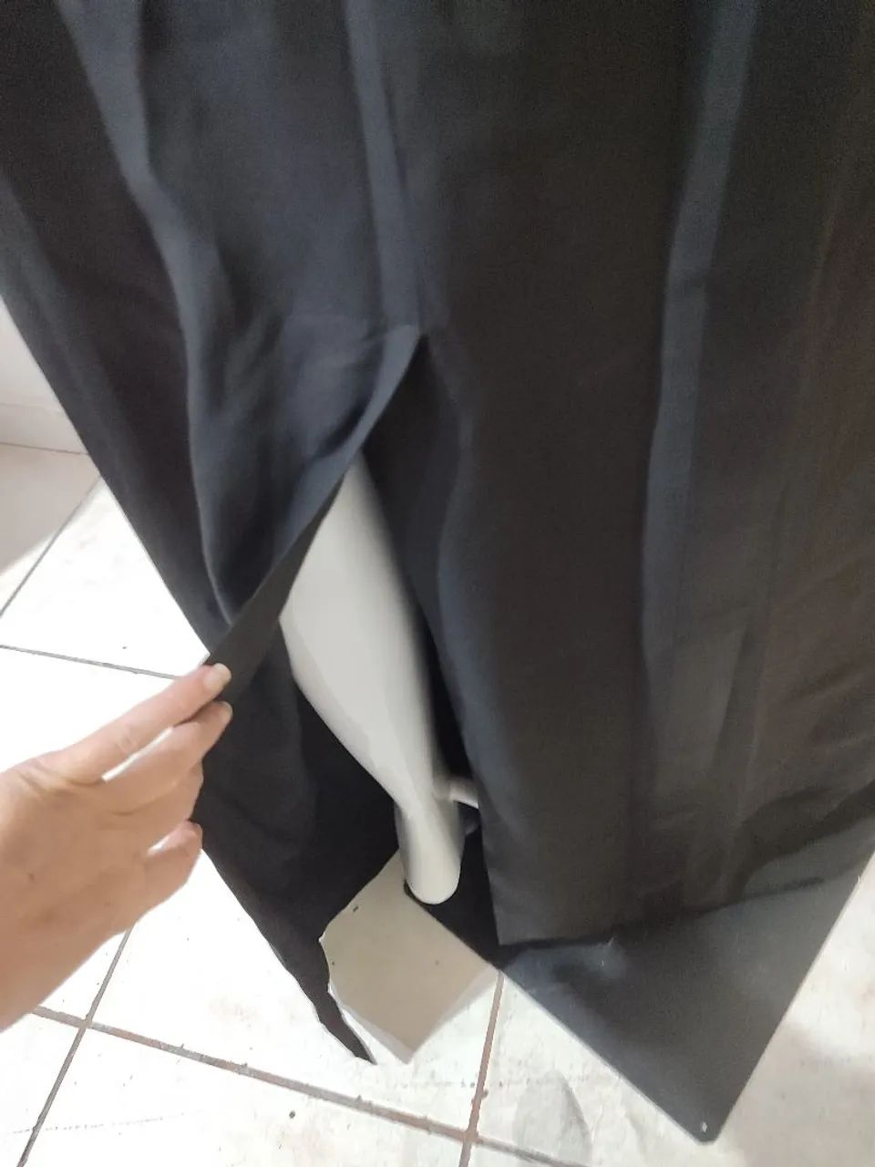 Top sem alça e Saia Longa Novo  - Foto 3