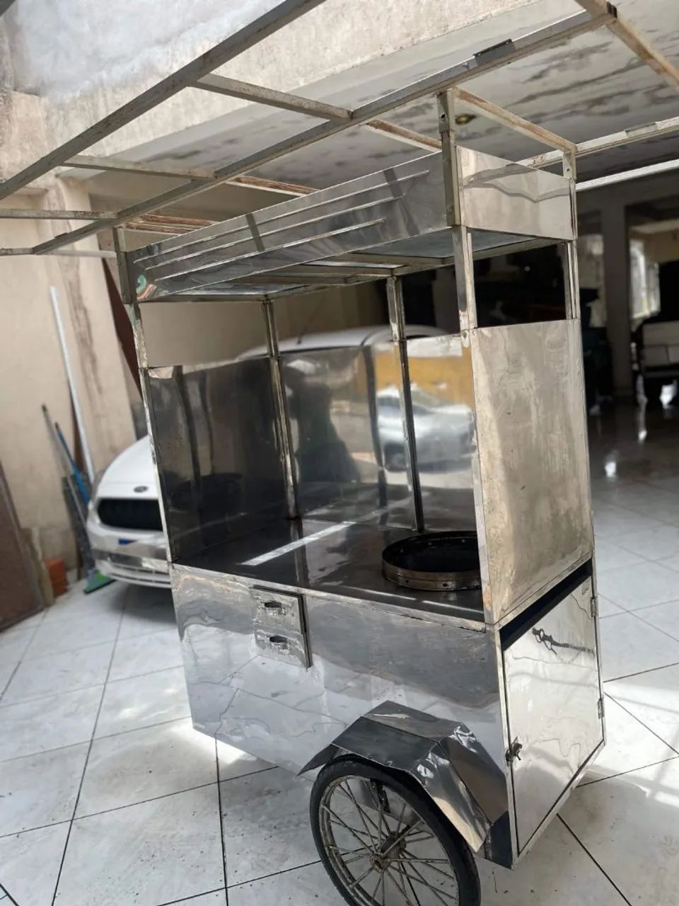 Carrinho de milho batatas fritas - Foto 2