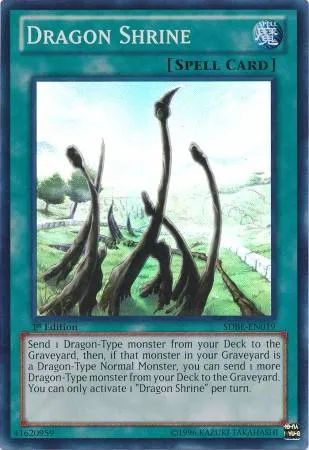 Yugioh!!! Dragon Shrine SDBE-PT019 Super Rare