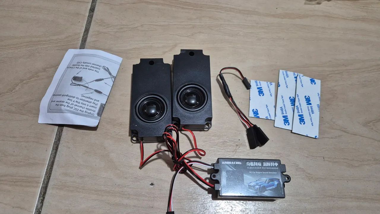 Rc AUTOMODELO Sistema de simulação de som motor vários tipos de carros !  - Foto 2