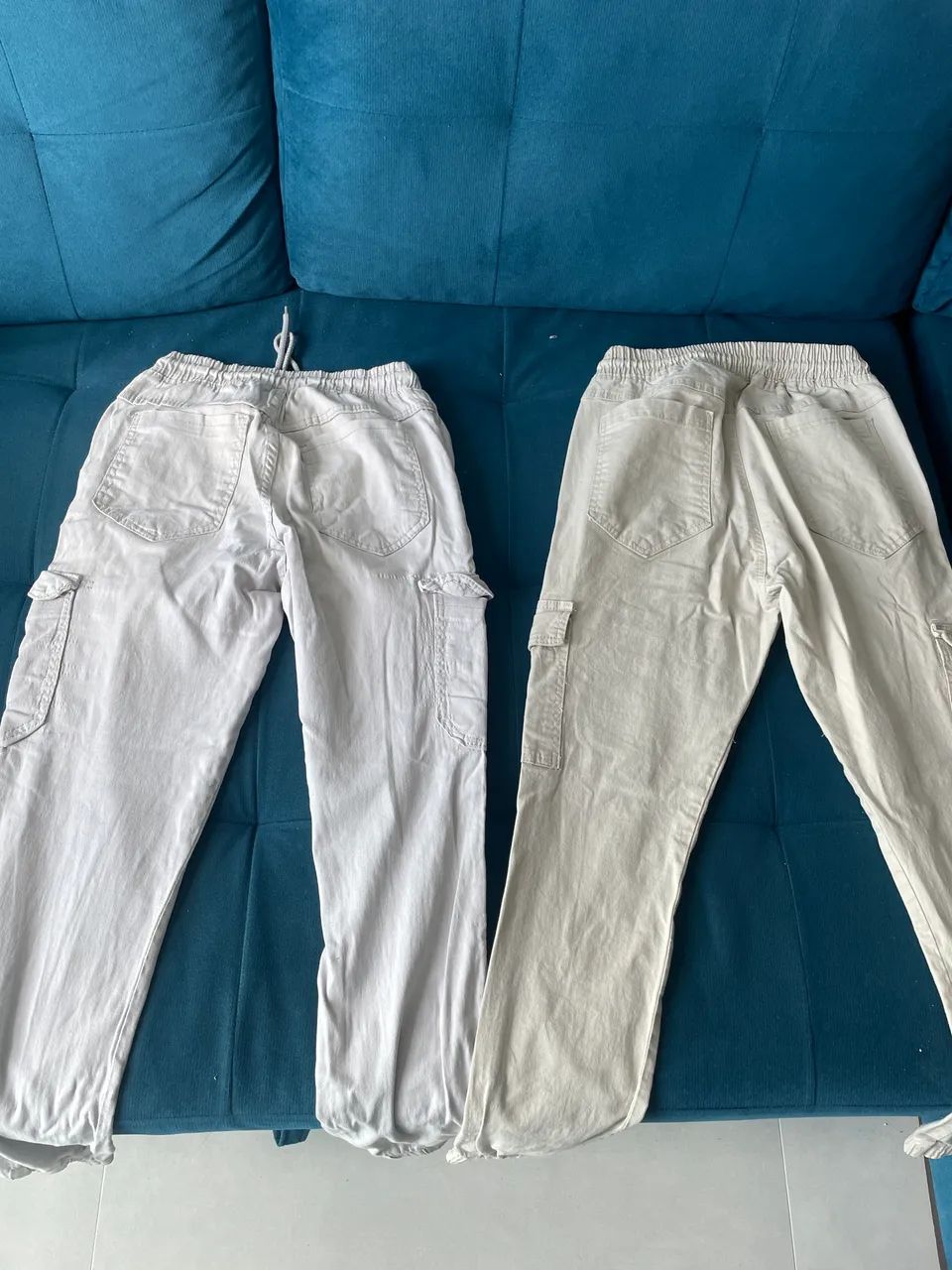 Calças jeans Bege  - Foto 2