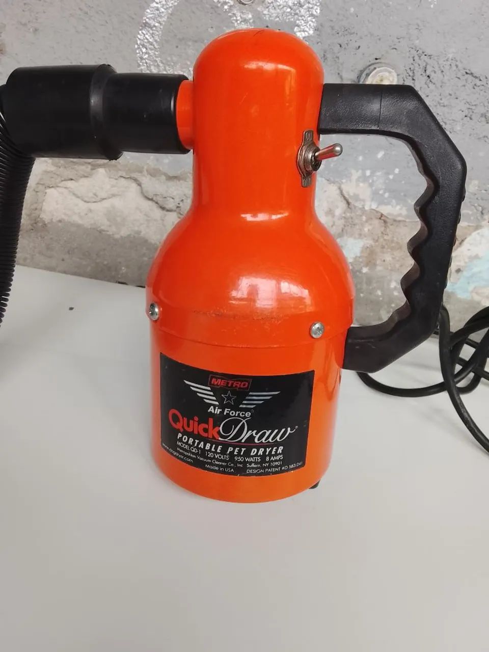 Secador portátil para animais de estimação Metrovac Air Force Quick Draw - Foto 2