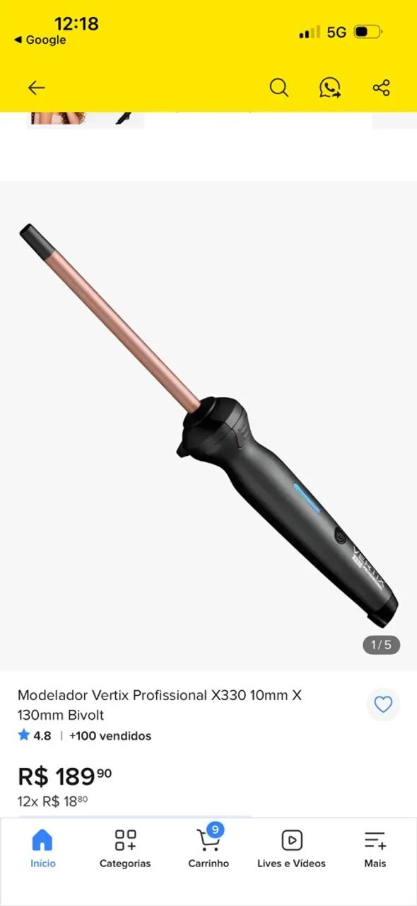 Babyliss vertix profissional 