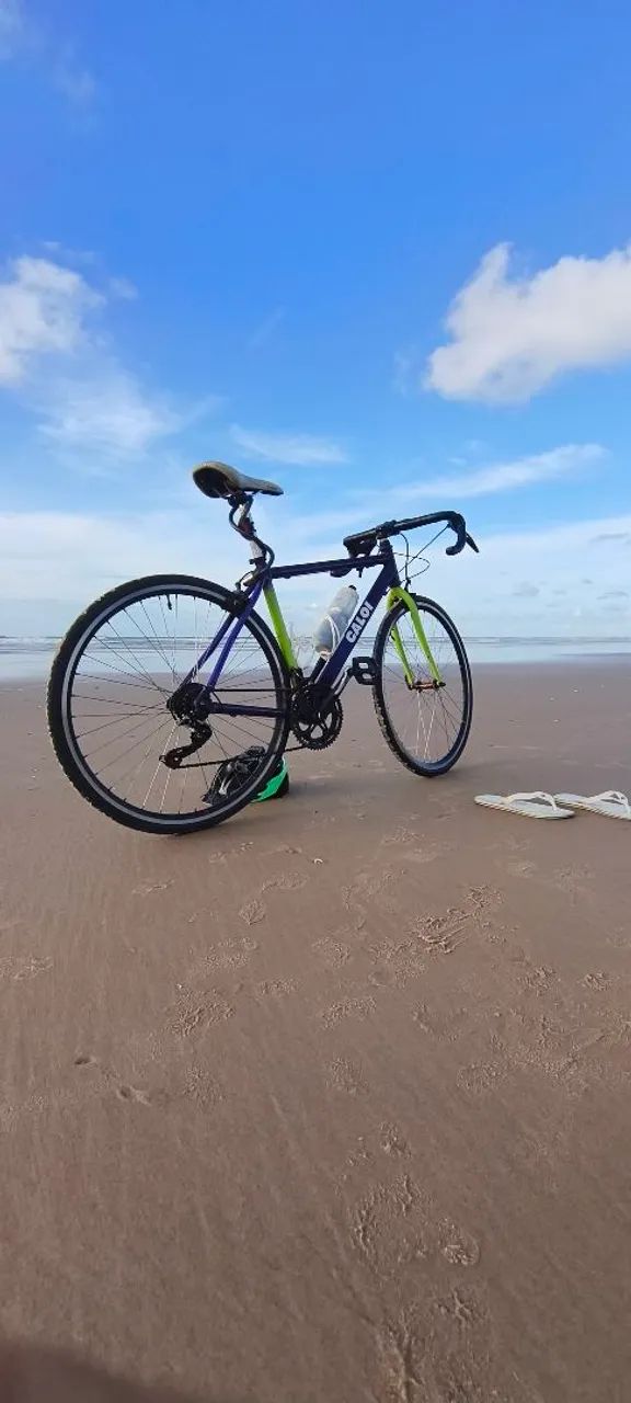 Speed Caloi Aro Aero STI Integrado 2x7 | Bike Leve e Rápida - Foto 3