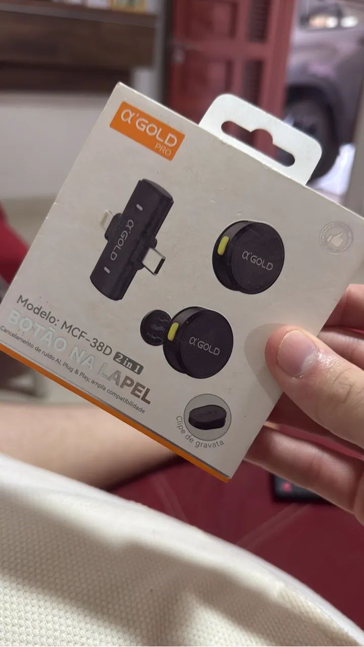 Microfone Lapela