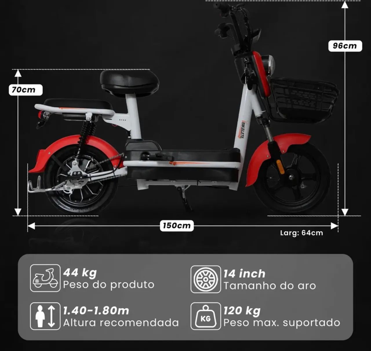 BICICLETA ELÉTRICA SMART MT-5 - Foto 4