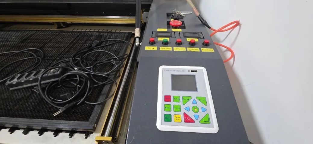 Máquina Laser CO2 Duplotech 9060 c/ Chiller CW-5200 220V Revisada - Foto 4