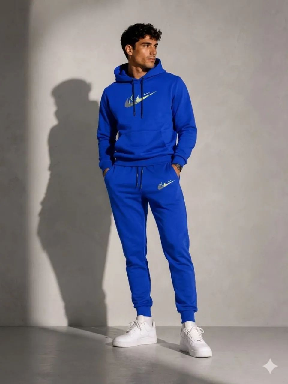 Conjunto moletom masculino Nike , preto,azul, chumbo  - Foto 4