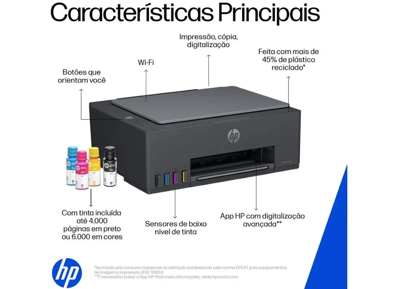 Impressora Multifuncional HP Smart Tank 589
