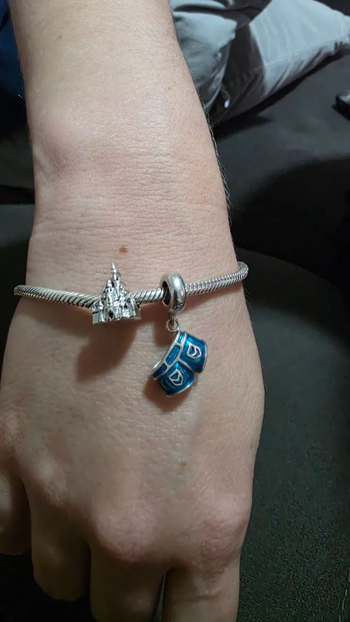 Pulseira Pandora de Prata 925 com Berloque 