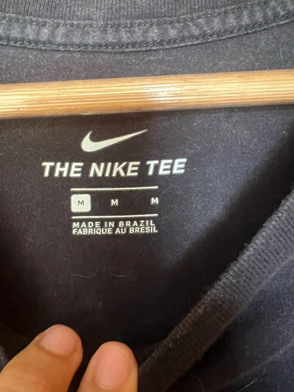 Camisa Nike Azul Marinho M - Foto 3