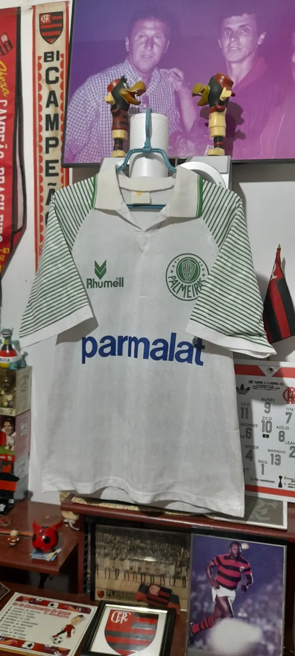 Camisa palmeiras / rhumell Parmalat 1998 - Roupas Esportivas