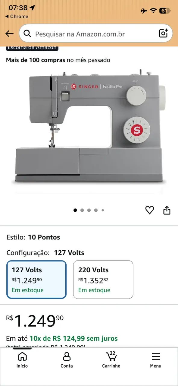 Máquina de costura singer - Foto 5