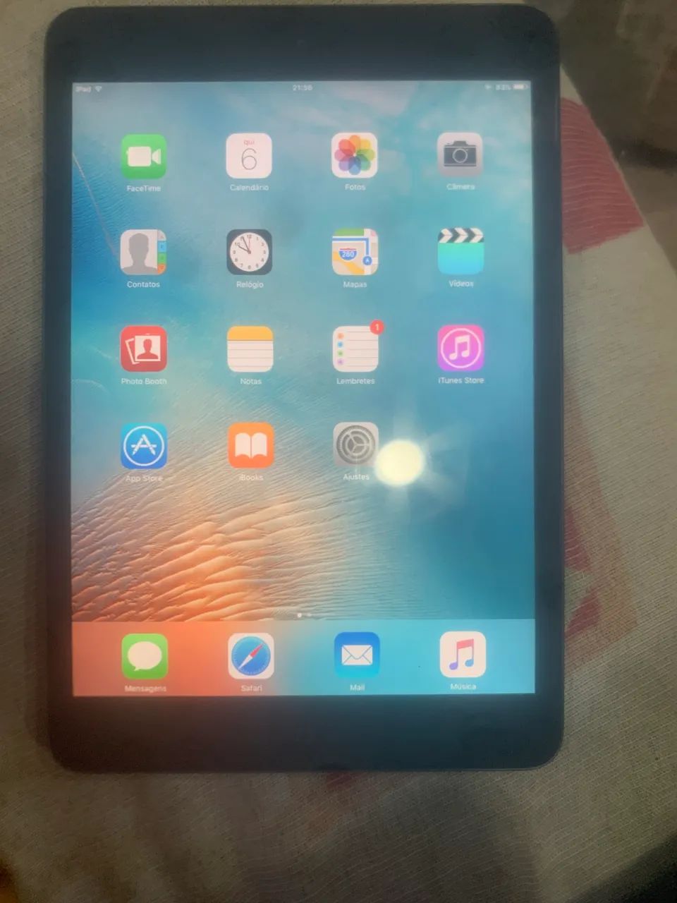 Vendo IPAD MINI 1ST GEN 32GB BLACK CHIP E WIFI, funcionando tudo e desbloqueando. - Foto 2