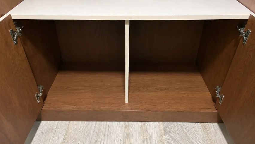 Rack com Painel Triton Naturale/Offwhite  - Foto 5