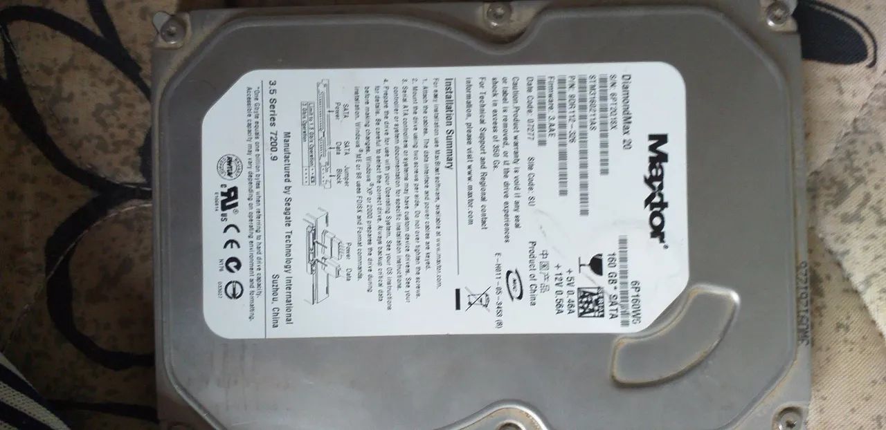 Ssd Sata 160GB