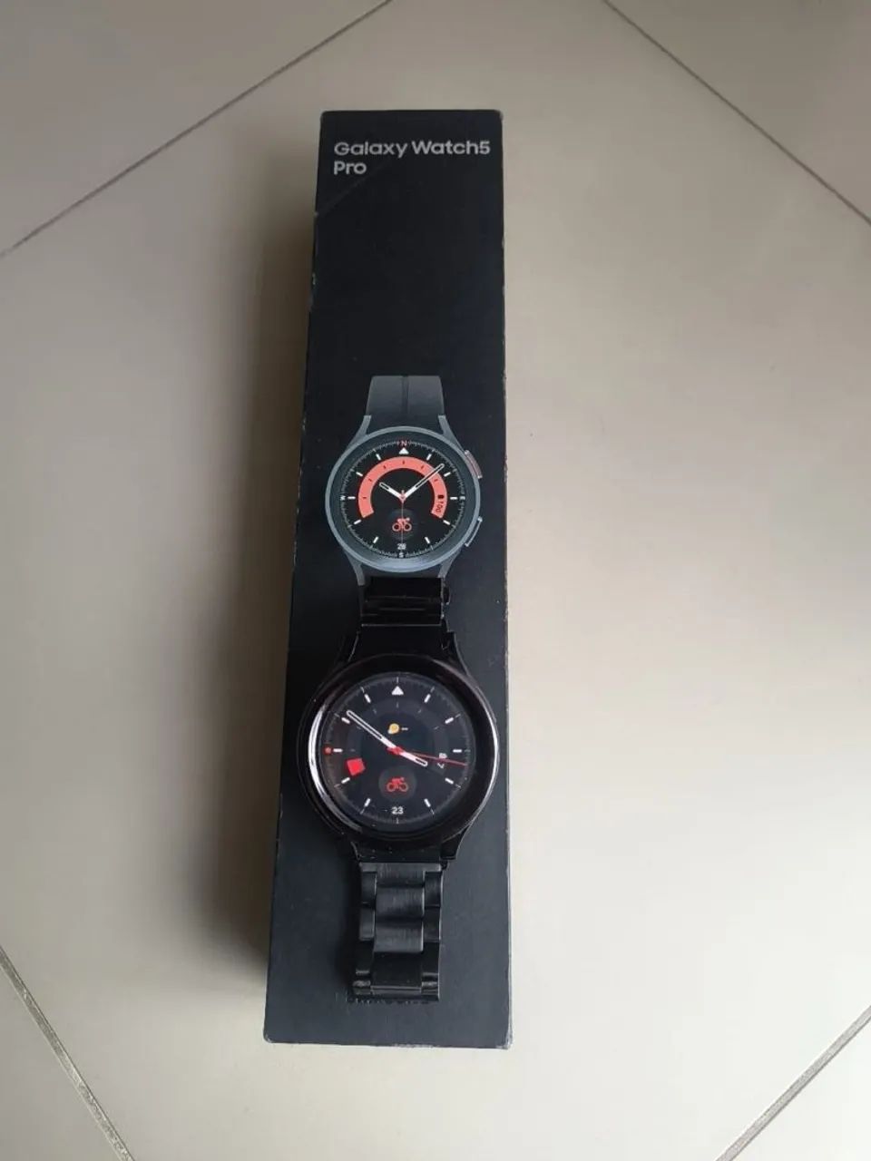 Vendo Galaxy watch5 Pro, com a caixa duas pulseiras. - Foto 3