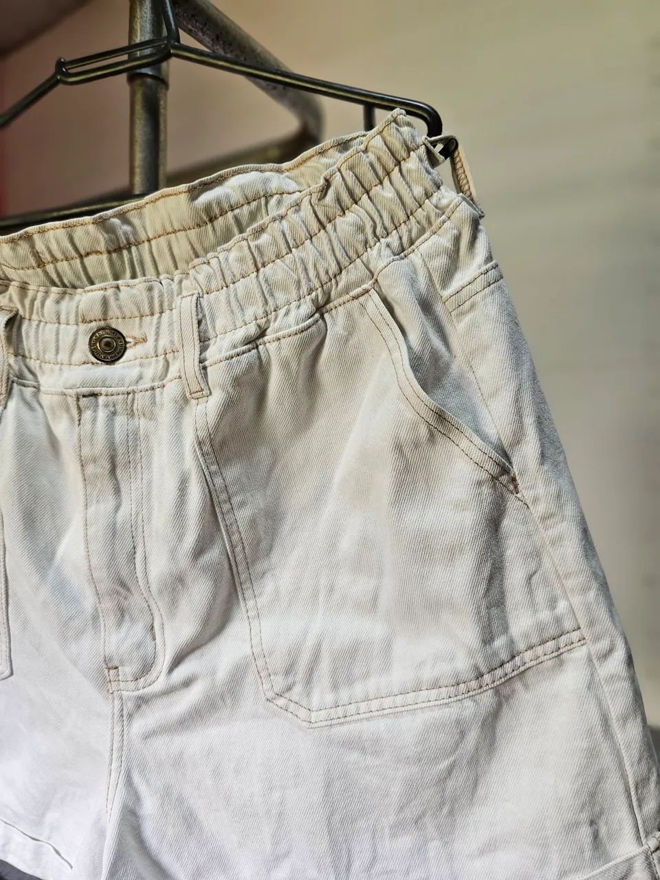 Short branco jeans  - Foto 2