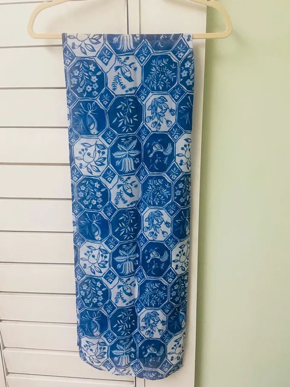 Lenço alongado estampado 1,5mx35cm - Foto 2