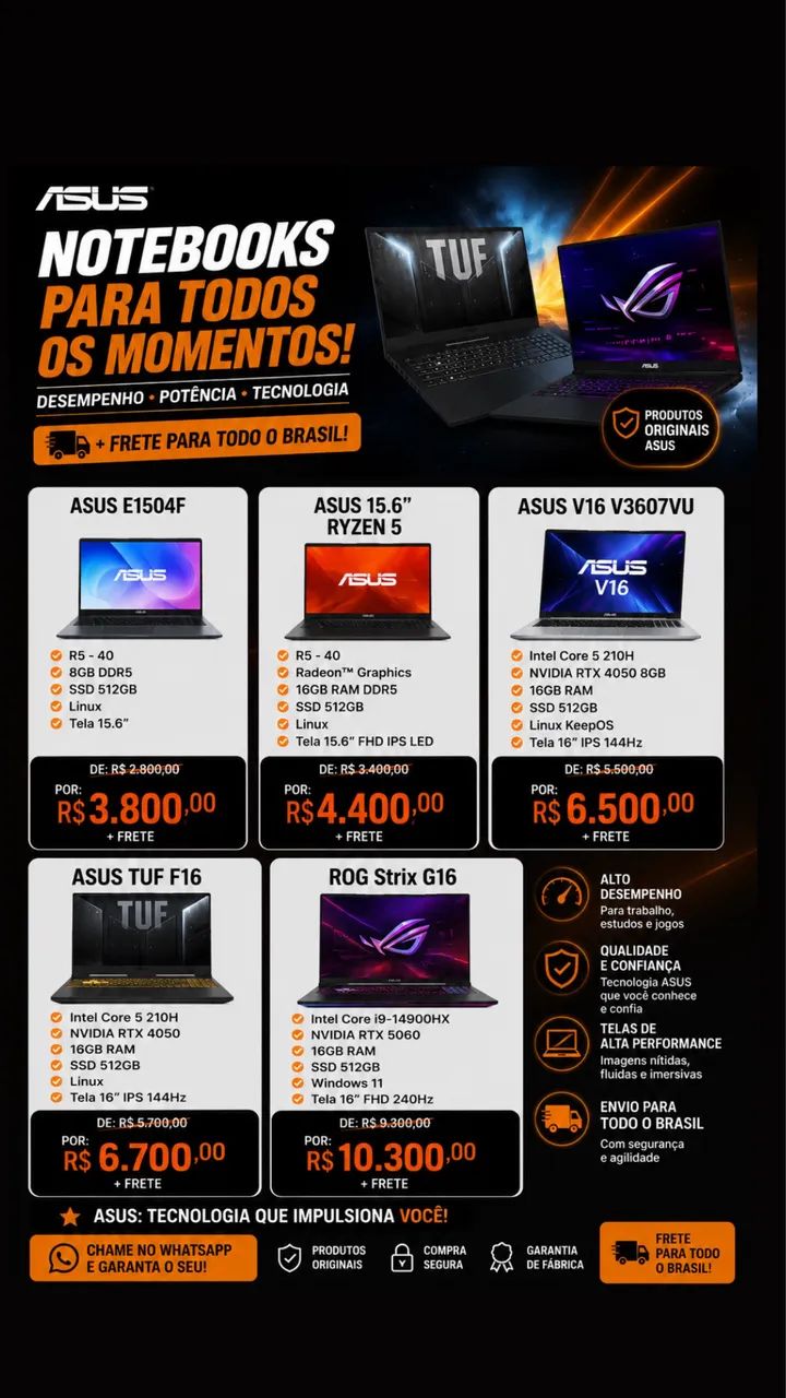 Computadores super promoção 