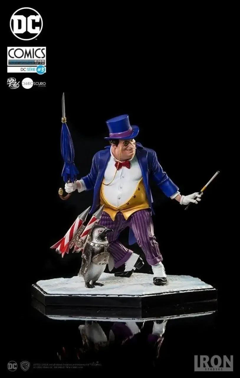 Iron Studios Dc Comics The Penguin Art Scale 1/10 Regular - Pinguim - Foto 5
