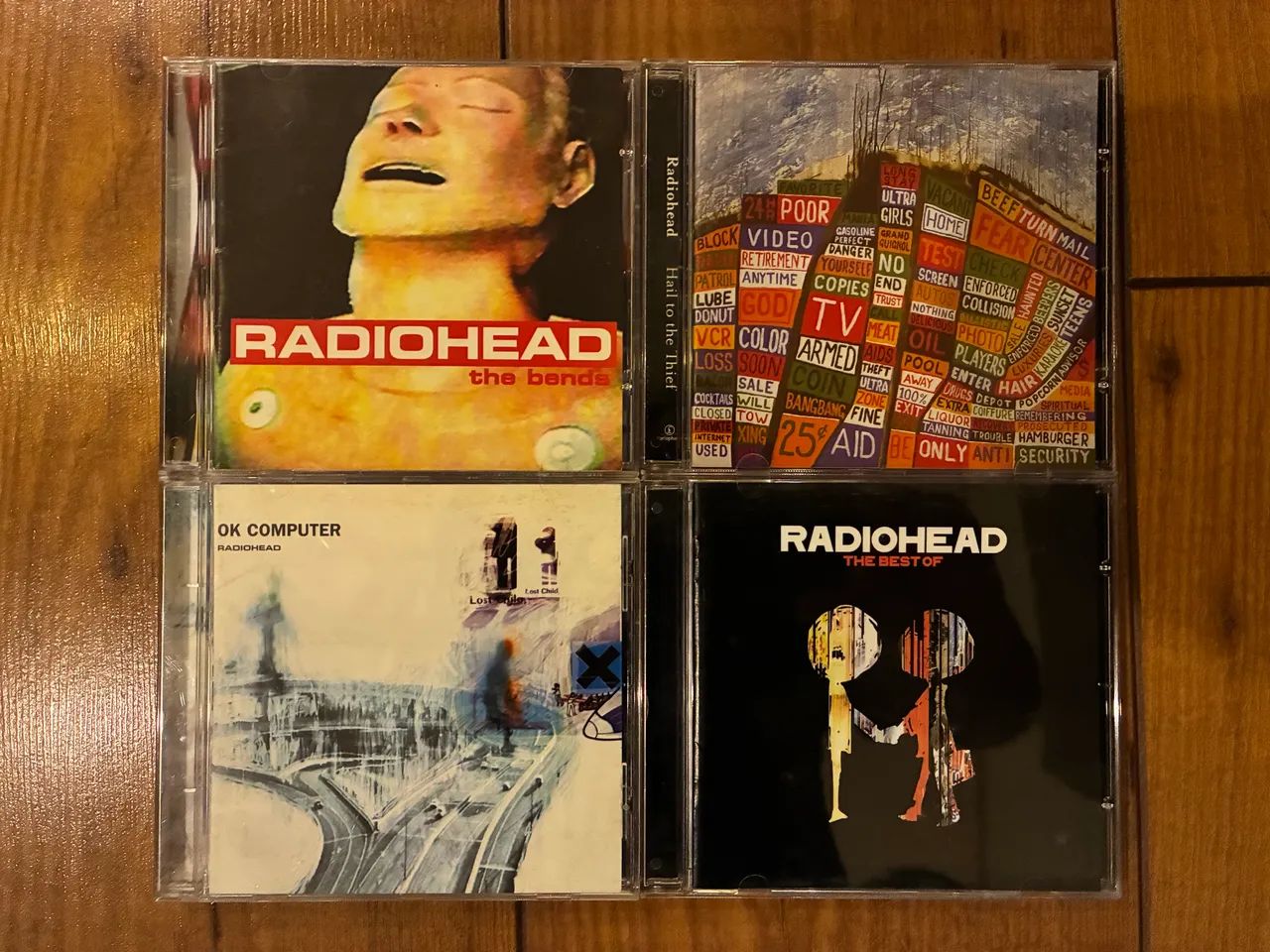 Lote cds Radiohead 