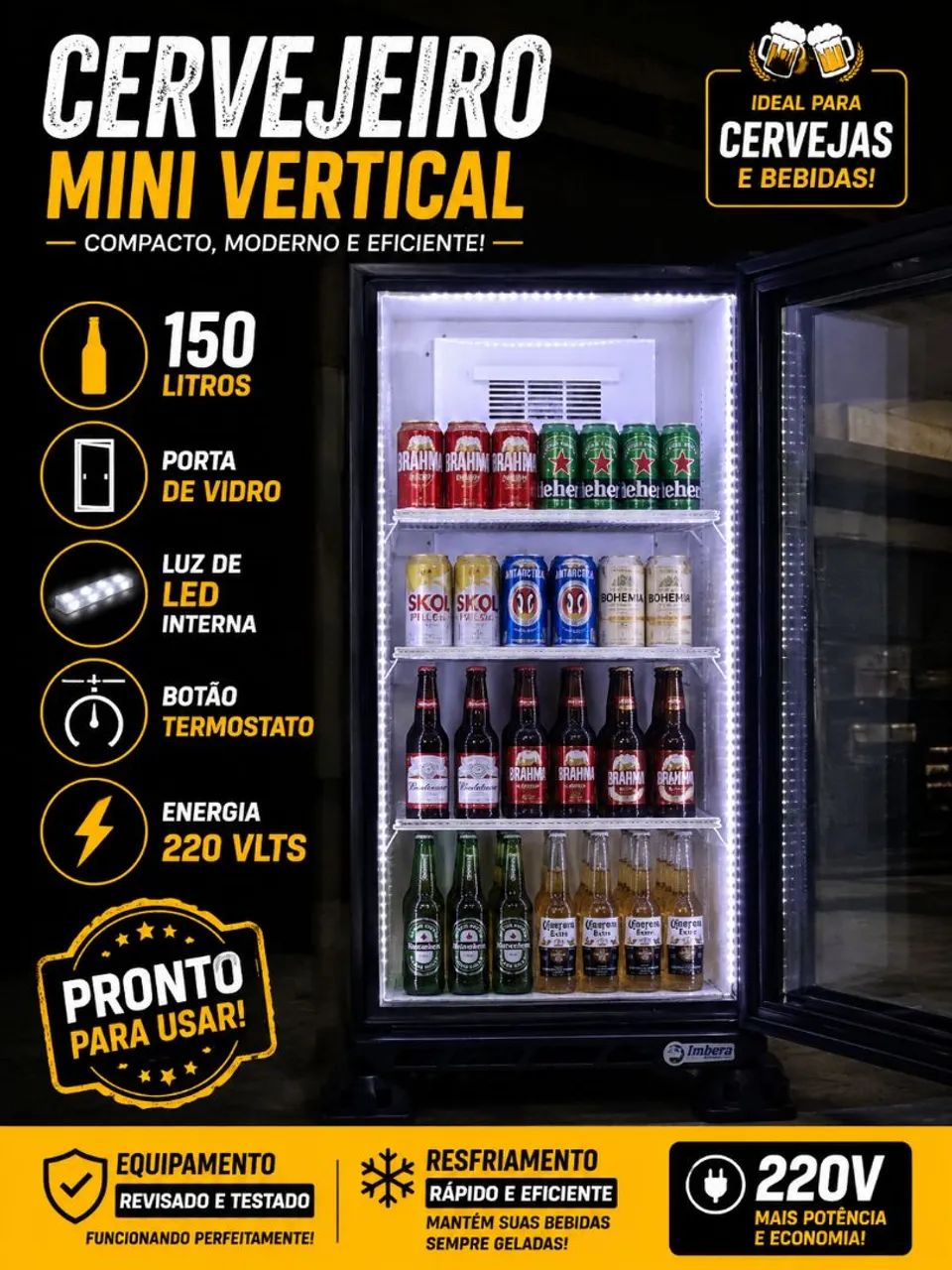 Cerveja mini vertical  - Foto 2