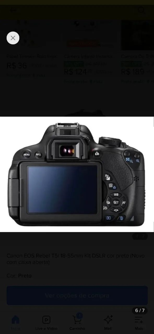 Câmera Cânion Dslr - Foto 2