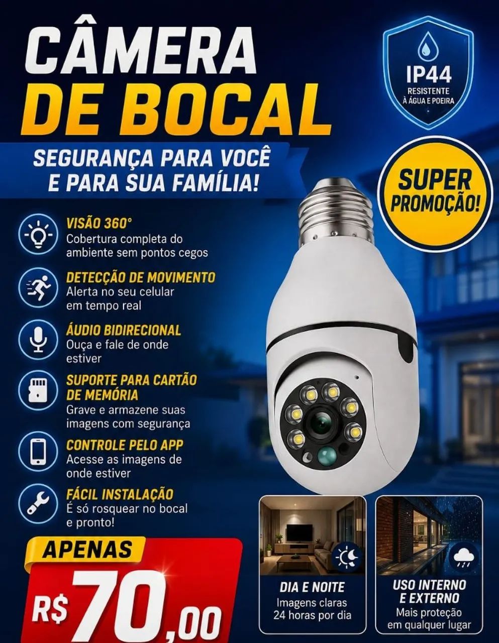 Câmera de Bocal 