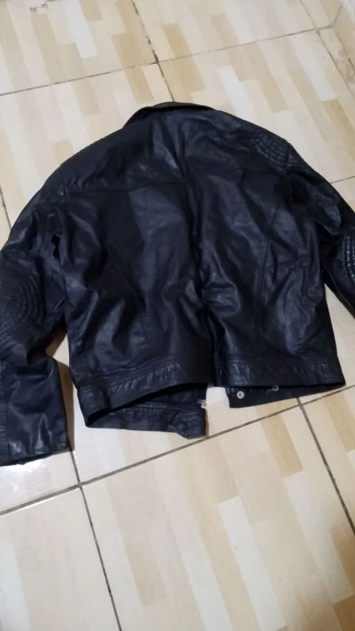Jaqueta de Couro Motociclista. - Foto 2