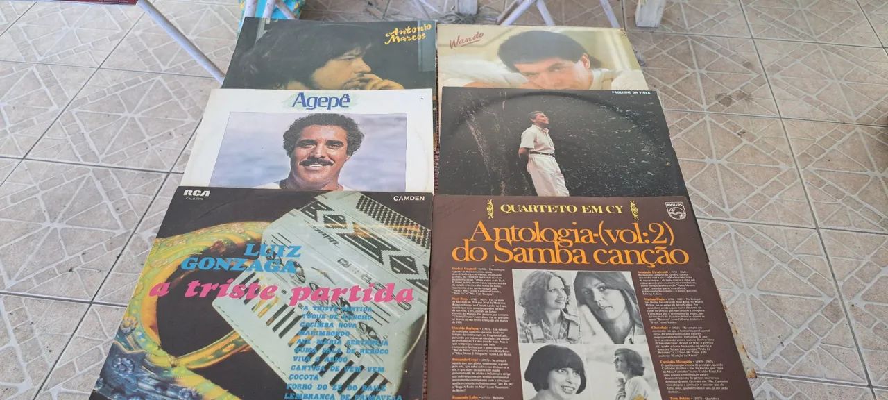 6 lps vinil MPB 20,00 cada.