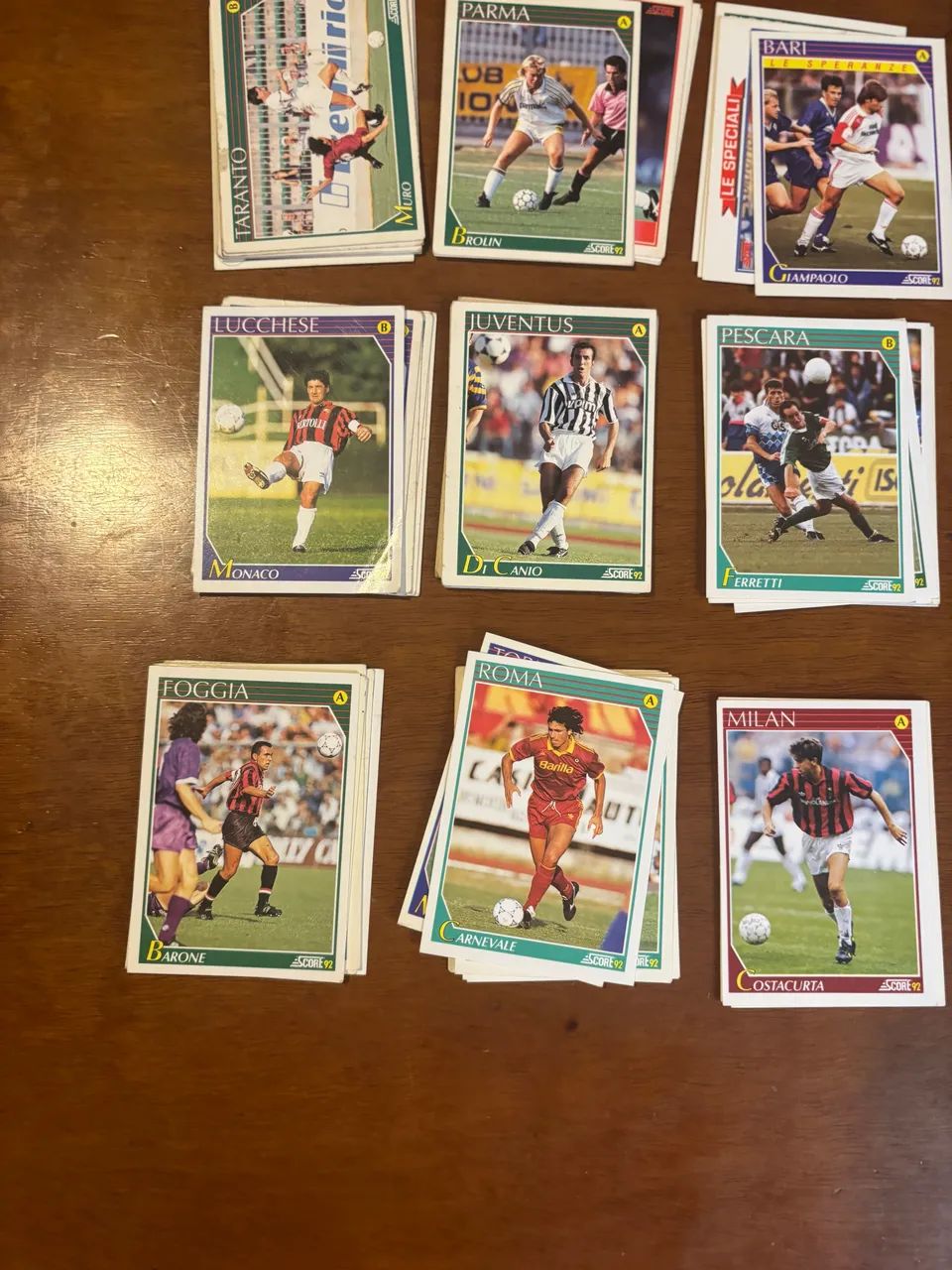 Cartas Campeonato Italiano 1991/1992  - Foto 4