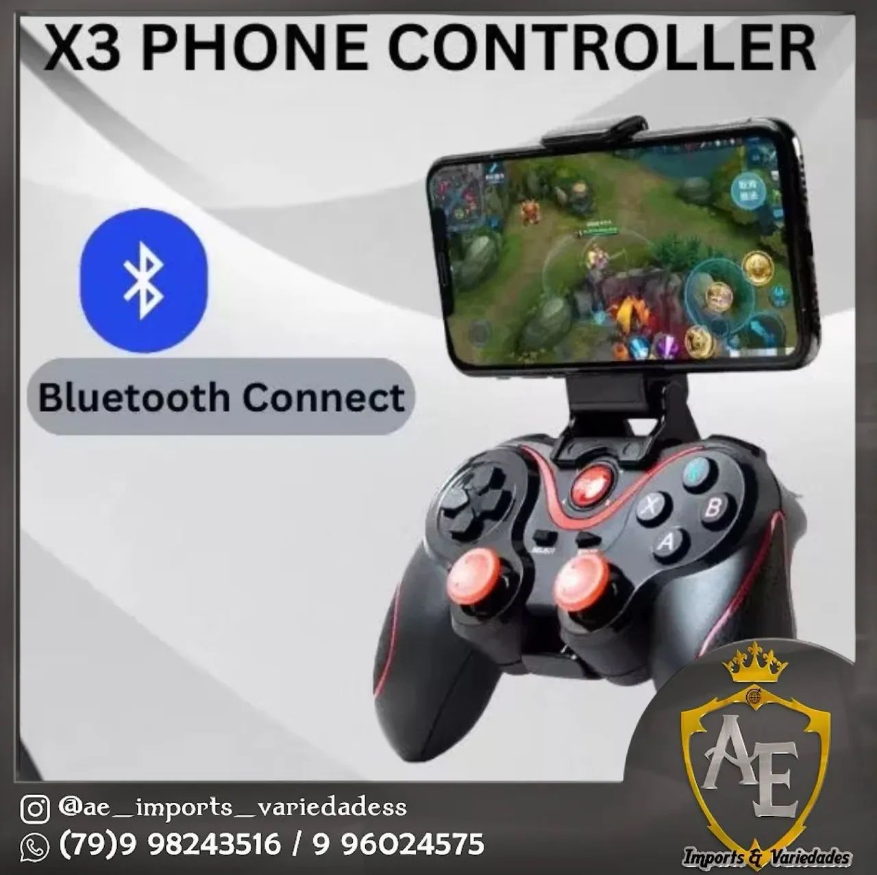 Controle Gamepad X3
