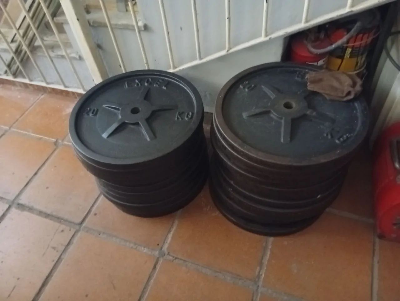 Estante de dubloo. Pesos academia  - Foto 2