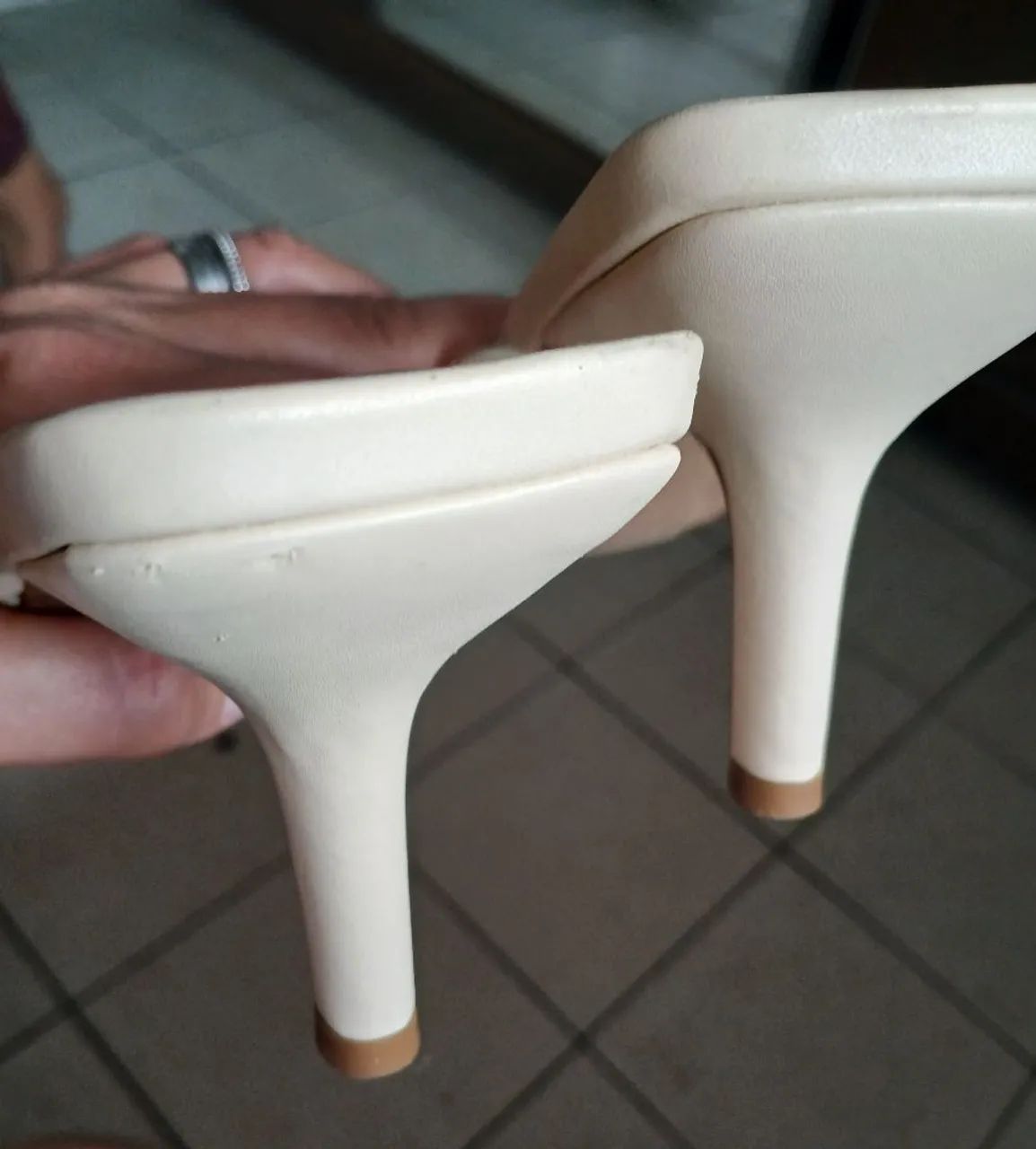 Sandália Renner off white tam. 38 - Foto 4