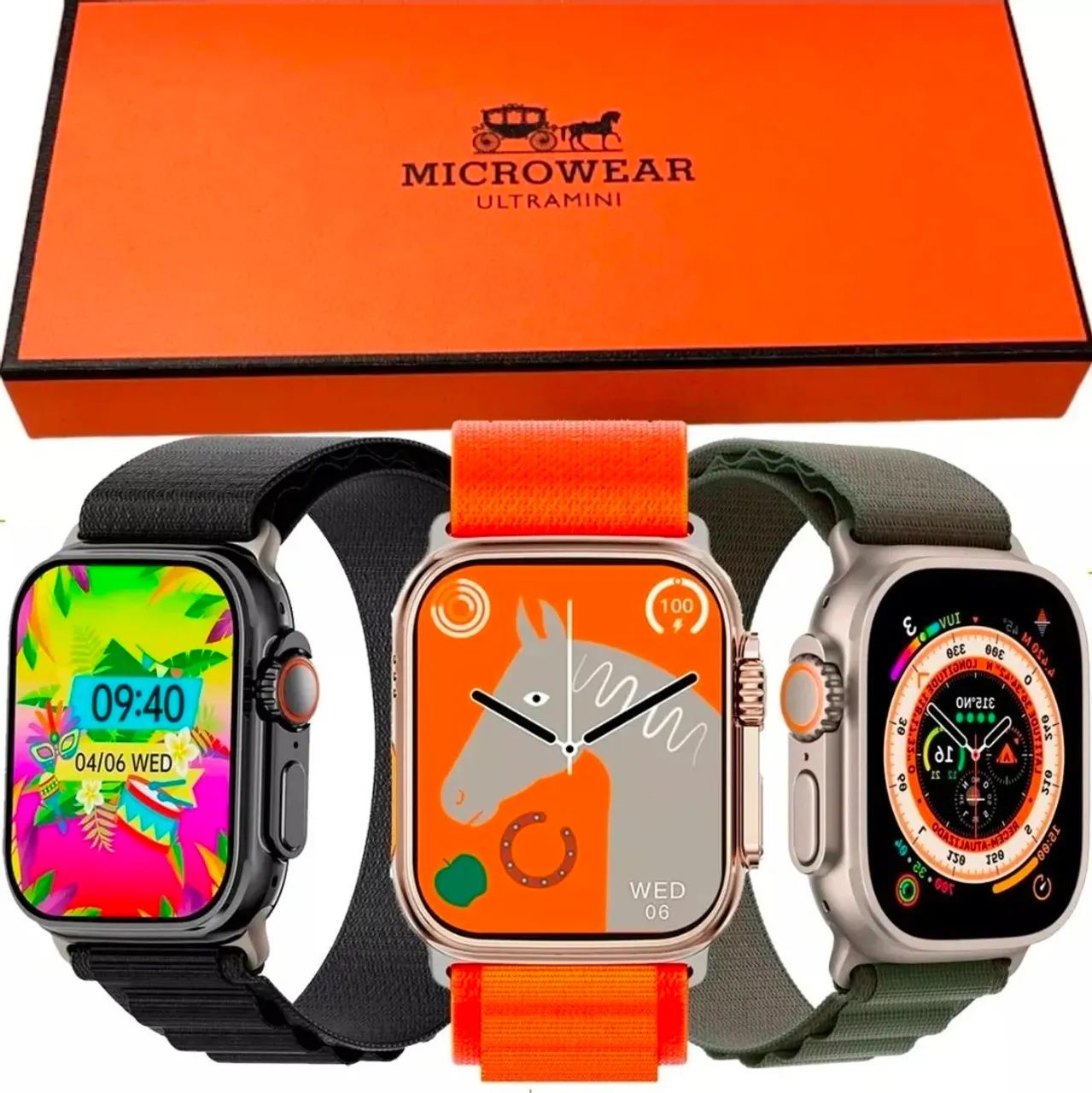 Relógio SmartWatch MicroWear Ultra Mini 45MM.
